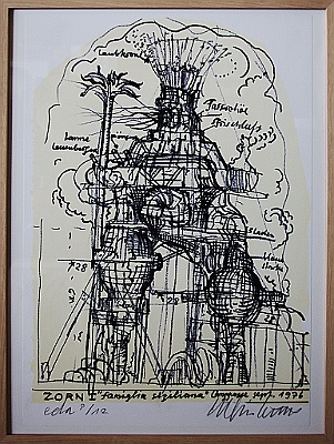 1976 - Zorn 1 - Serigrafie - 38x54cm